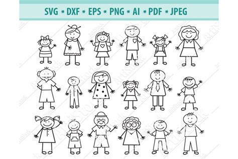 Download Stick Family Files DXF Files