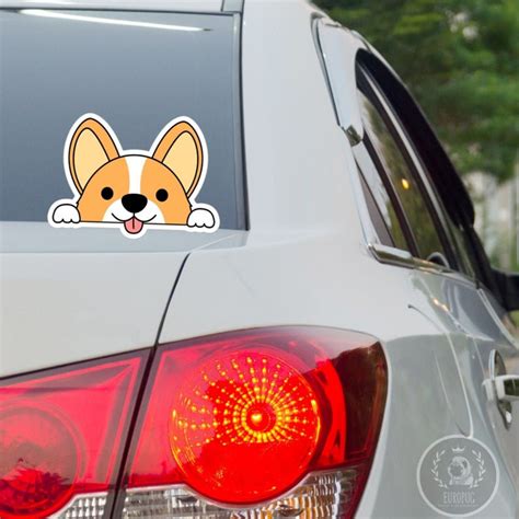 Sticker Car Corgi