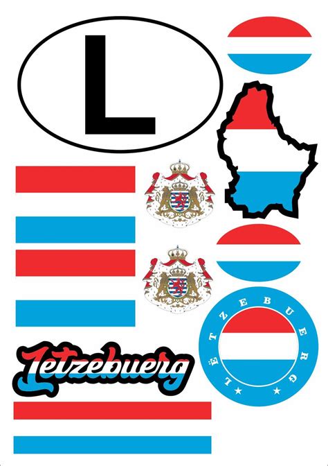 Sticker Car Luxembourg