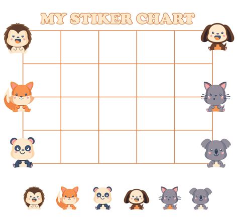 Sticker Chart Free Printable