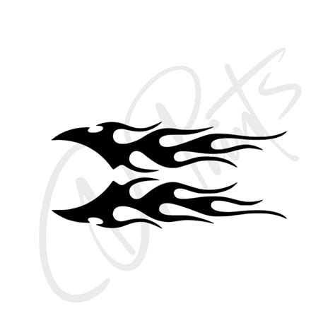 Sticker For Car Flame