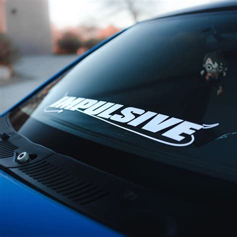 Sticker For Car Front Glass