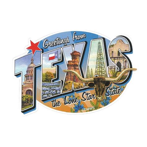 Sticker For Car Texas
