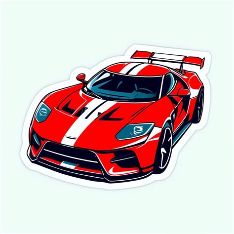 Sticker For Red Car