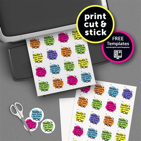 Sticker Paper Templates Free