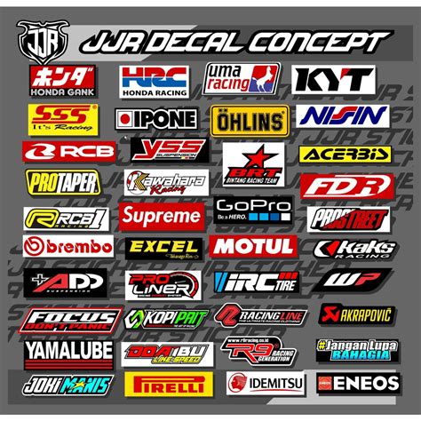 Sticker Sponsor Motor