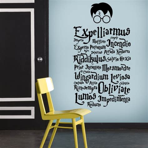 Harry Potter Hogwarts Vinyl Sticker Art Deco Mural Home Decor Room