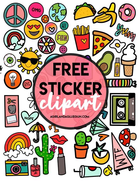 Stickers Printable Free