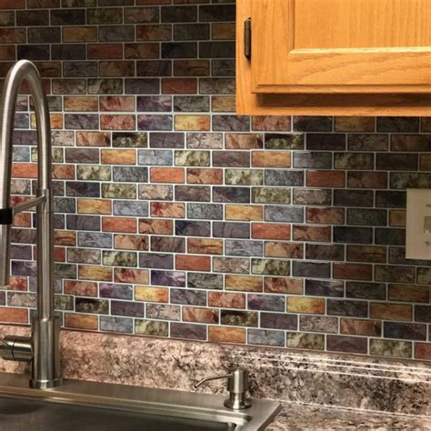 12x12'' 5pcs Peel and Stick Kitchen Backsplash Tile Self Adhesive Kitchen Wall eBay