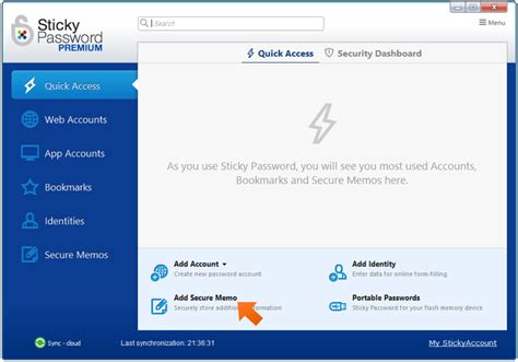 Sticky Password – Secure Memos