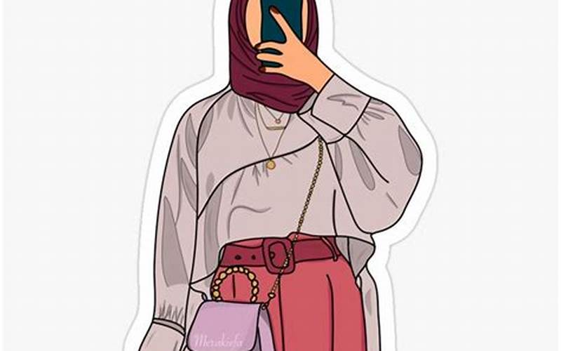 Stiker Hijab Fashion