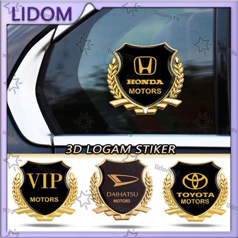 Stiker 3d Mobil