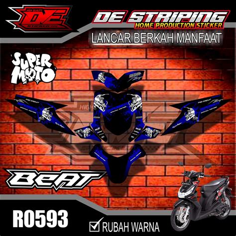 Stiker Balap Motor Beat