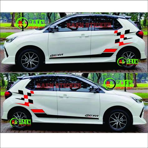 Stiker Body Agya