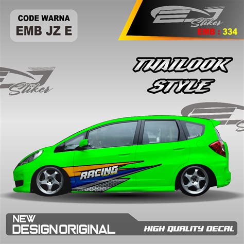 Stiker Body Mobil