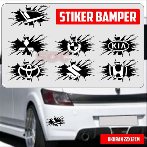 Stiker Bumper Mobil
