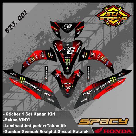 Stiker Decal Motor