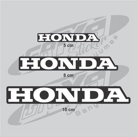 Stiker Honda Motor