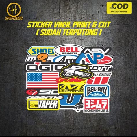 Stiker Kecil Motor