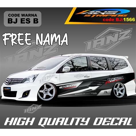 Stiker Mobil Variasi
