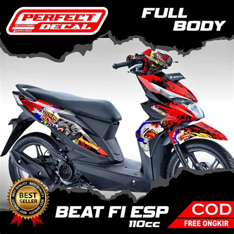 Stiker Motor Beat Fi