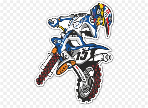 Stiker Motor Cross