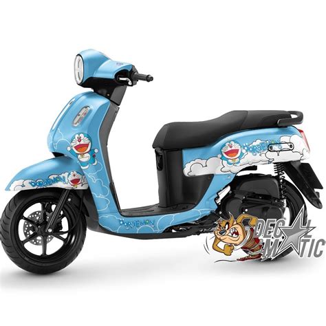 Stiker Motor Doraemon
