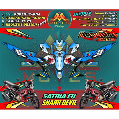 Stiker Motor Fu