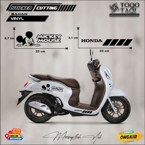 Stiker Motor Metik