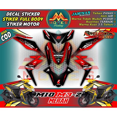 Stiker Motor Mio M3