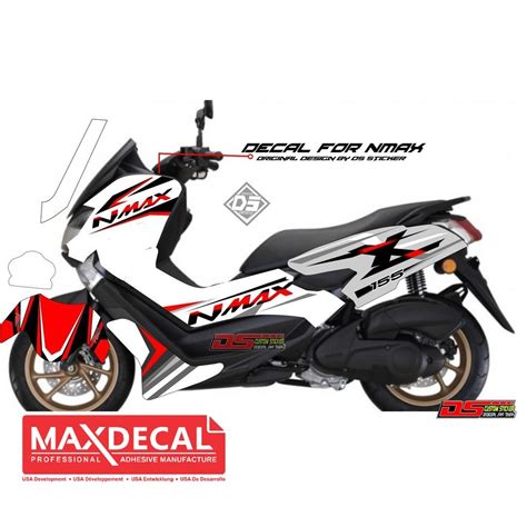 Stiker Motor Nmax Putih