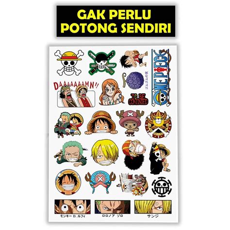 Stiker Motor One Piece