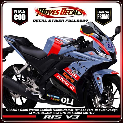 Stiker Motor R15