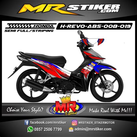 Stiker Motor Revo