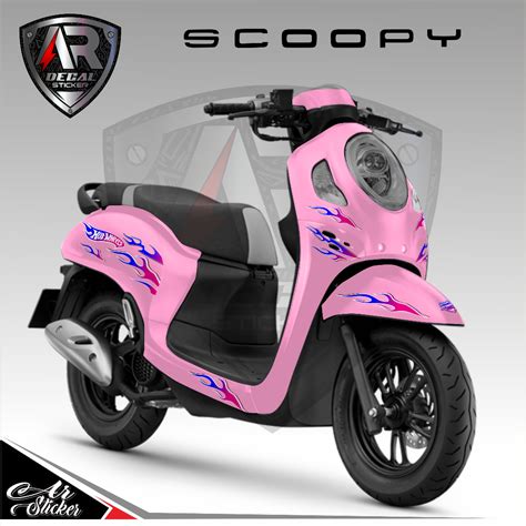 Stiker Motor Scoopy
