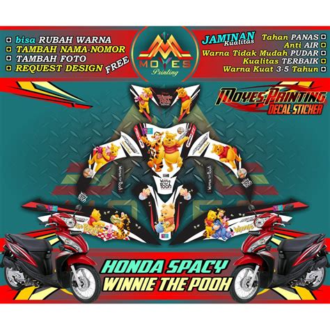 Stiker Motor Spacy