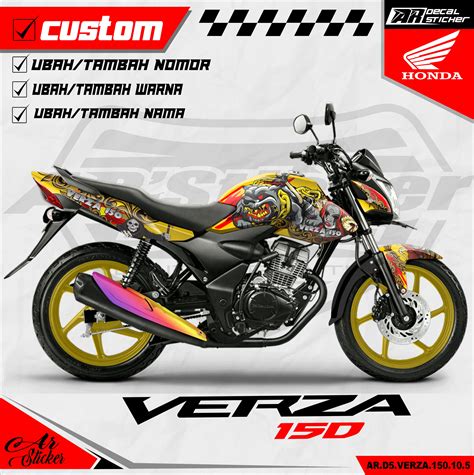 Stiker Motor Verza