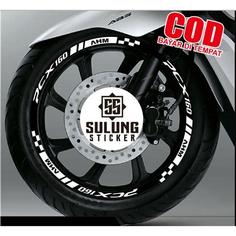 Stiker Pelek Motor