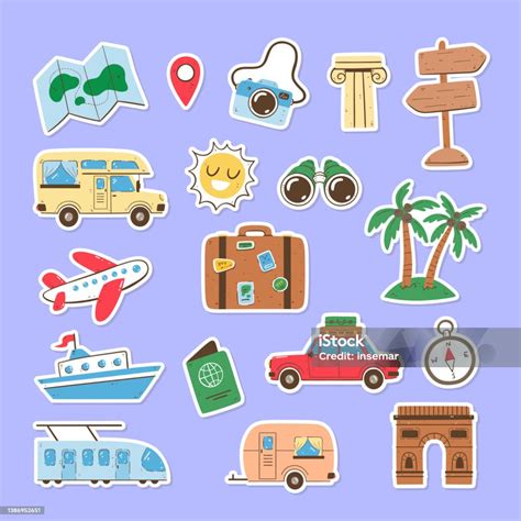 Stiker Perjalanan di Koper