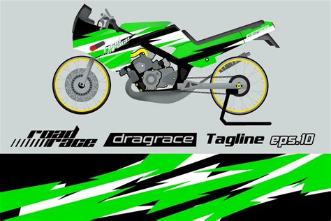 Stiker Racing Drag