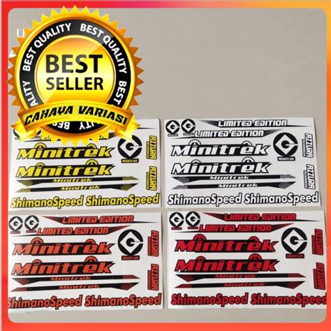 Stiker Sepeda Minitrek
