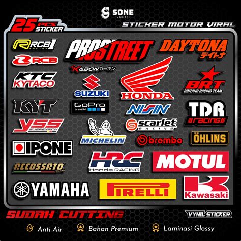 Stiker Untuk Motor