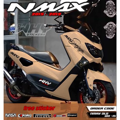 Stiker Untuk Motor Nmax