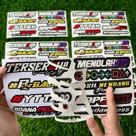 Stiker Variasi Motor