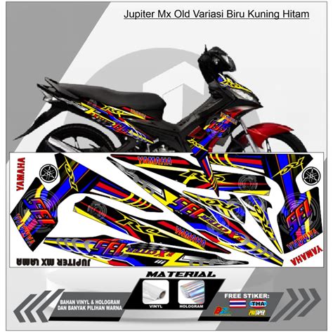 Stiker Variasi Motor Jupiter Mx