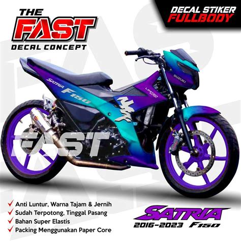 Stiker Variasi Motor Satria Fu