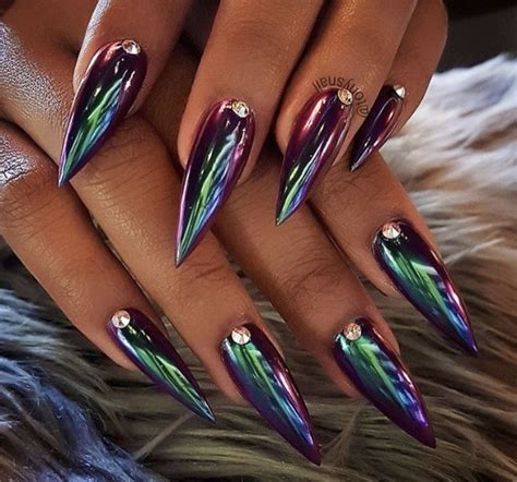 Stiletto Nails Chrome: The Ultimate Guide For 2023