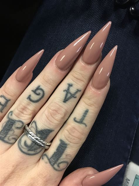 Stiletto Nails Natural Pink: The Latest Trend In Nail Art