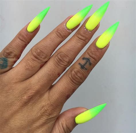 Stiletto Nails Neon: The Hottest Trend Of 2023