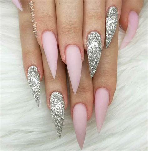 Stiletto Nails Pink Glitter: The Ultimate Guide